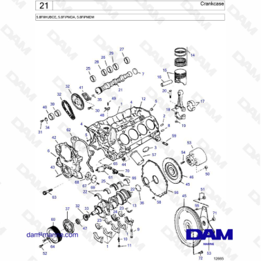 VOLVO PENTA 5.8FIIHUBCE,...