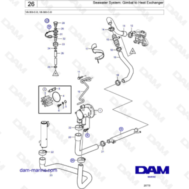 Volvo Penta V8-350 / V8-380...