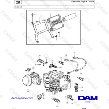 Volvo Penta V8-380 -...