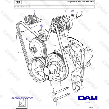 Volvo Penta V8-350 / V8-380...