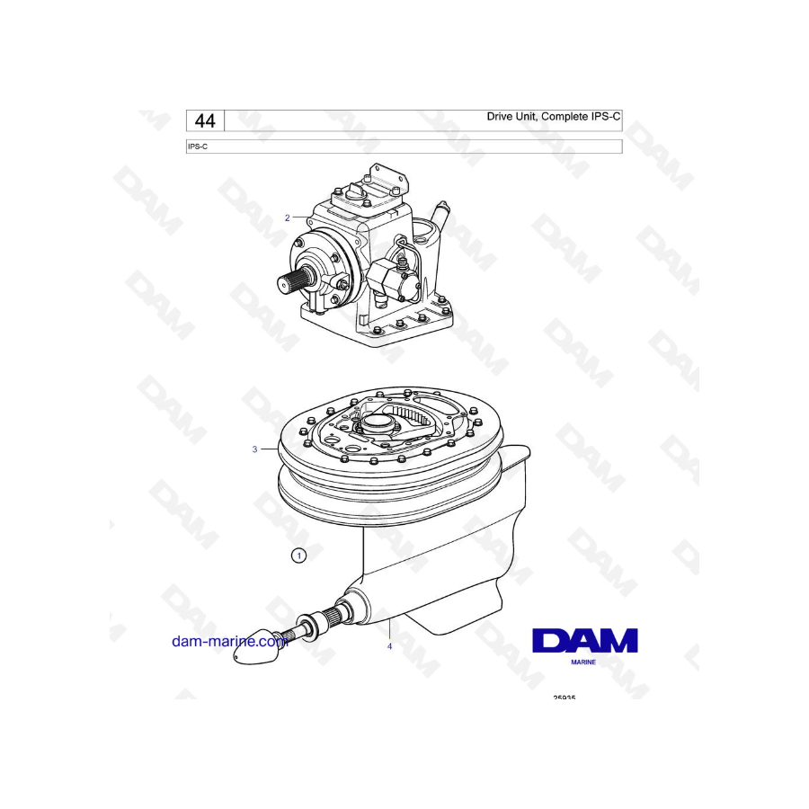 Volvo Penta IPS-C - Drive Unit, Complete IPS-C