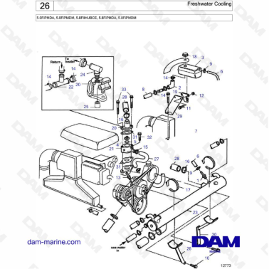 VOLVO PENTA 5.0FiPMDA,...