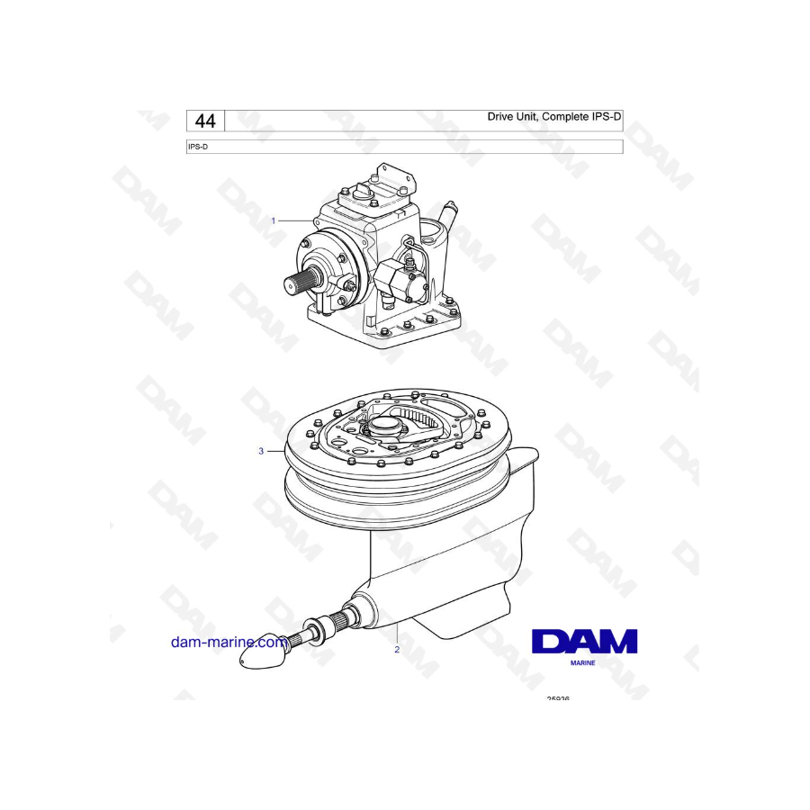 Volvo Penta IPS-D - Drive Unit, Complete IPS-D Volvo Penta IPS-D - Drive Unit, Complete IPS-D