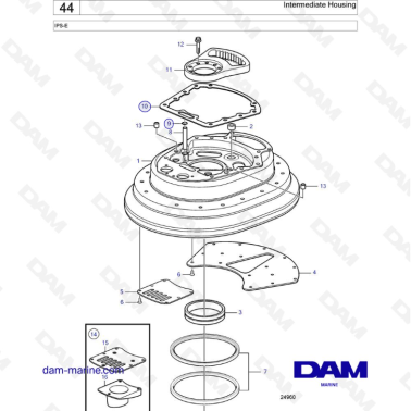 VOLVO PENTA IPS-E - Intermediate Housing