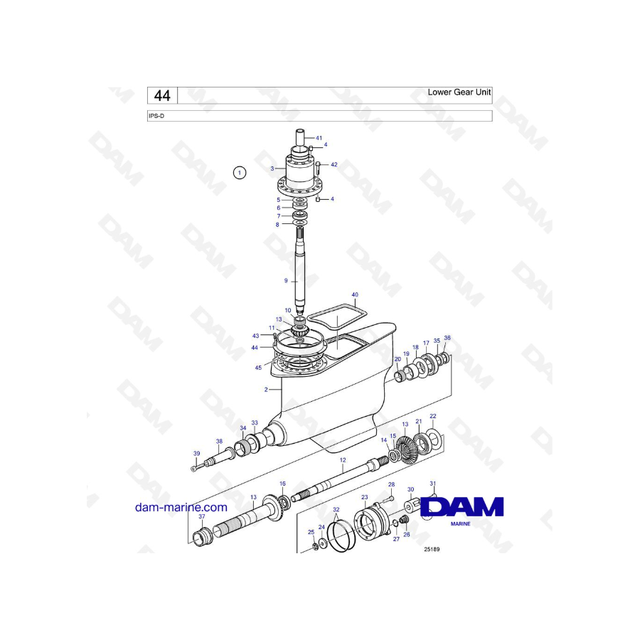 Volvo Penta IPS-D - Lower Gear Unit