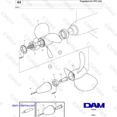 Volvo Penta IPS-D - Propellers for IPS Unit