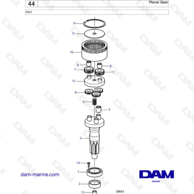 VOLVO PENTA IPS-F  - Planet Gear