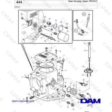 Volvo Penta IPS15-C - Gear Housing, Upper, IPS15-C
