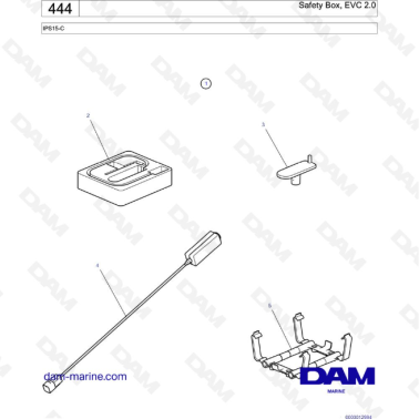 Volvo Penta IPS15-C - Safety Box, EVC 2.0