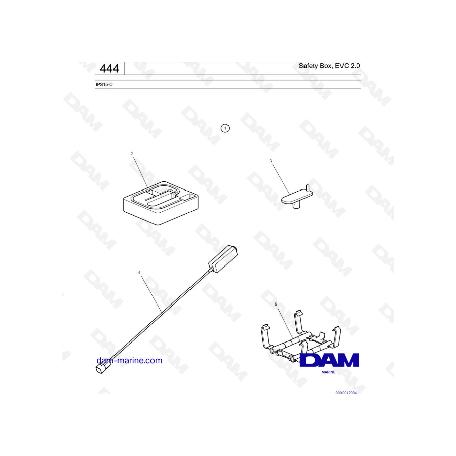Volvo Penta IPS15-C - Safety Box, EVC 2.0