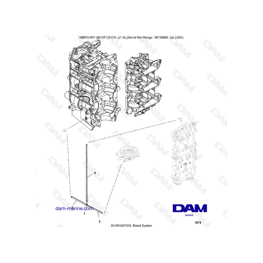 Mercury Optimax 90 - Bleed System Mercury Optimax 90 - Bleed System