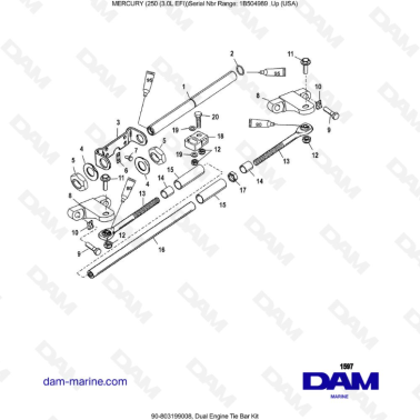 MERCURY 250 EFI 3.0L - Kit...