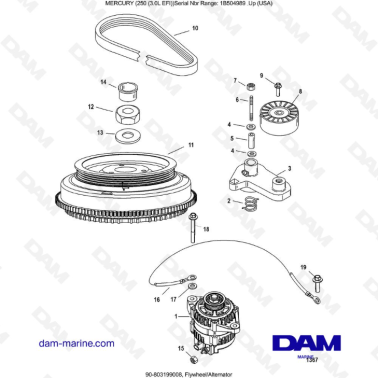 MERCURY 250 EFI 3.0L -...