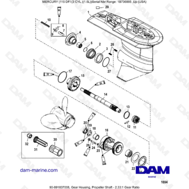 Mercury Optimax 115 - Caja...