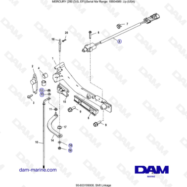 MERCURY 250 EFI 3.0L -...