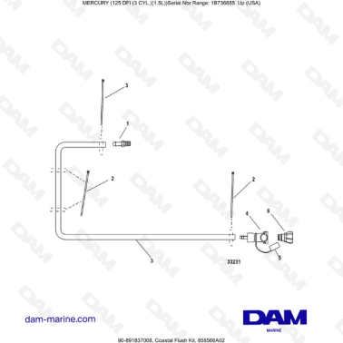 Mercury 125 DFI 1.5L - Kit...