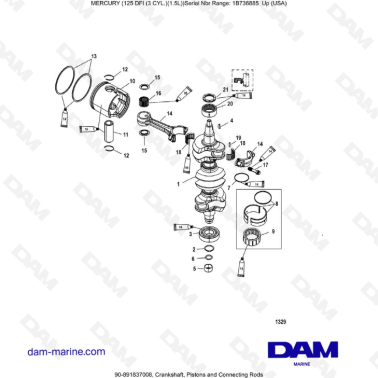 Mercury 125 DFI 1.5L -...