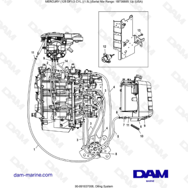 Mercury 125 DFI 1.5L -...