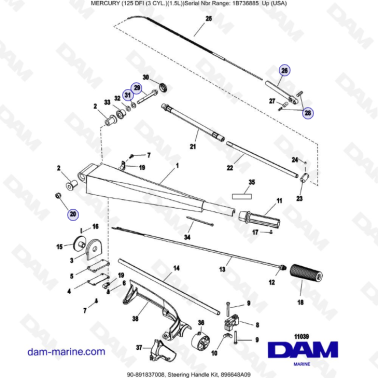 Mercury 125 DFI 1.5L - Kit...
