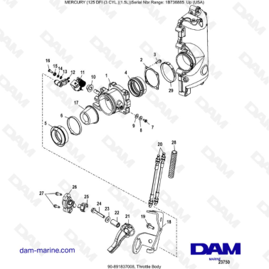 Mercury 125 DFI 1.5L -...