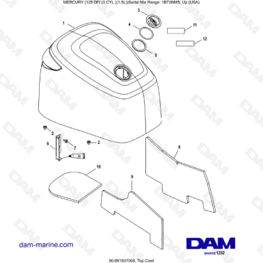 Mercury 125 DFI 1.5L -...