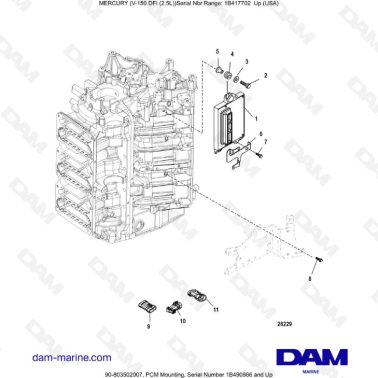 Mercury 150 DFI 2.5L -...
