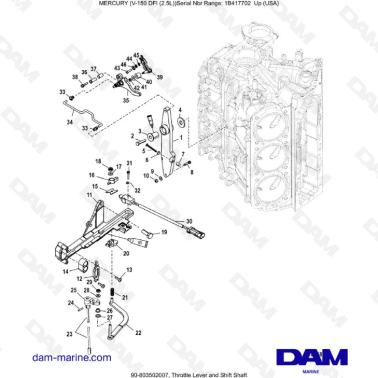 Mercury 150 DFI 2.5L -...