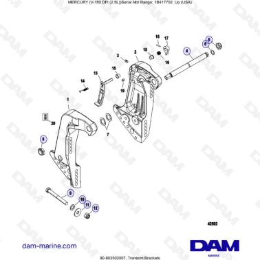 Mercury 150 DFI 2.5L -...