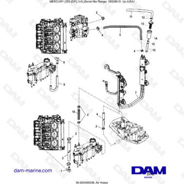 Mercury 250 DFI 3.0L -...