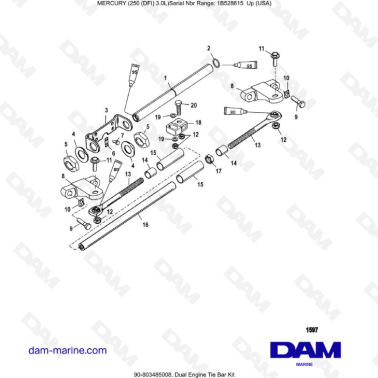 Mercury 250 DFI 3.0L - Kit...