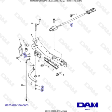Mercury 250 DFI 3.0L -...