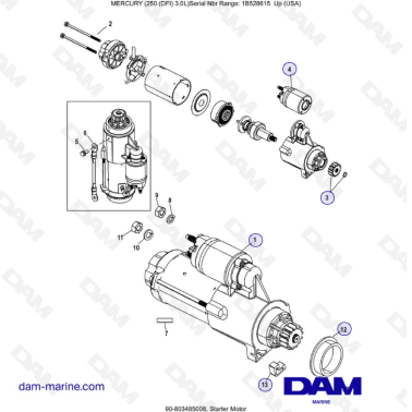 Mercury 250 DFI 3.0L -...