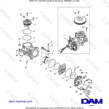 Mercury 225 DFI 3.0L -...