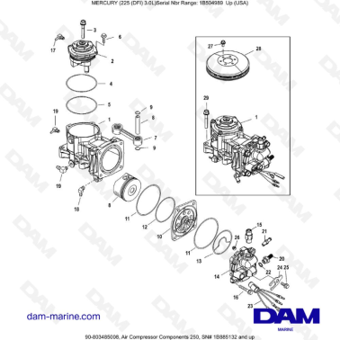 Mercury 225 DFI 3.0L -...