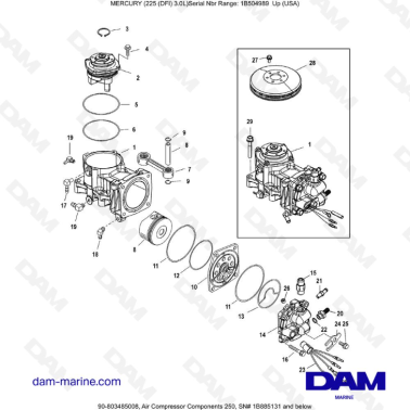 Mercury 225 DFI 3.0L -...
