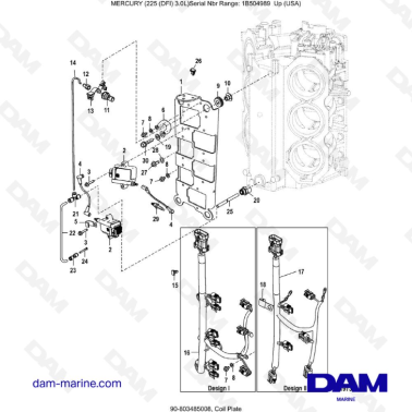 Mercury 225 DFI 3.0L -...