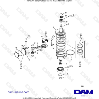 Mercury 225 DFI 3.0L -...
