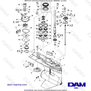 Mercury 225 DFI 3.0L - Caja...