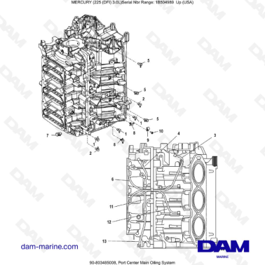 Mercury 225 DFI 3.0L - Port...