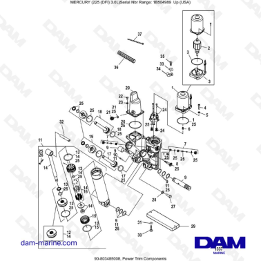 Mercury 225 DFI 3.0L -...