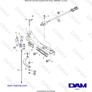Mercury 225 DFI 3.0L -...