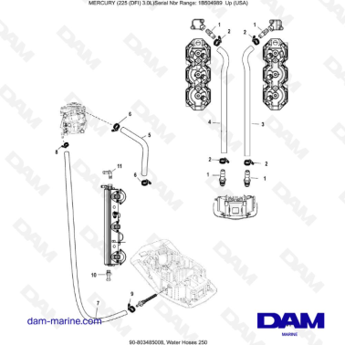 Mercury 225 DFI 3.0L -...