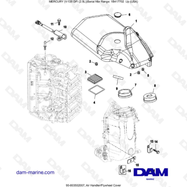 Mercury 135 DFI 2.5L -...