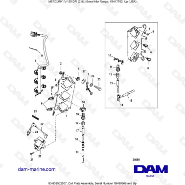 Mercury 135 DFI 2.5L -...