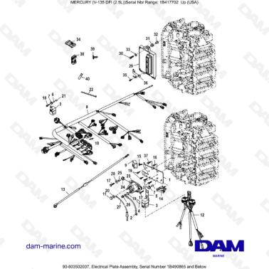 Mercury 135 DFI 2.5L -...