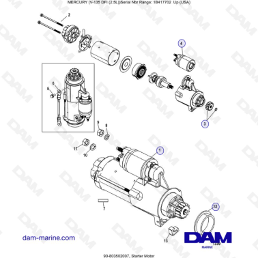 Mercury 135 DFI 2.5L -...