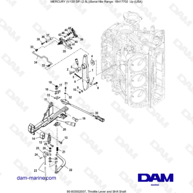 Mercury 135 DFI 2.5L -...