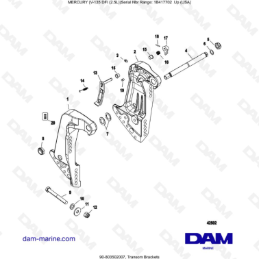 Mercury 135 DFI 2.5L -...
