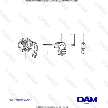 Mercury 135 DFI 2.5L - Kit...