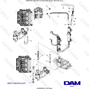 Mercury 200 DFI 3.0L -...